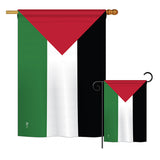 Palestine - Nationality Flags of the World Vertical Impressions Decorative Flags HG140181 Printed In USA