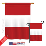Peru - Nationality Flags of the World Vertical Impressions Decorative Flags HG140186 Printed In USA