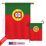 Portugal - Nationality Flags of the World Vertical Impressions Decorative Flags HG140191 Printed In USA