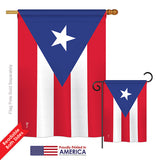 Puerto Rico - Nationality Flags of the World Vertical Impressions Decorative Flags HG140192 Printed In USA