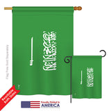 Saudi Arabia - Nationality Flags of the World Vertical Impressions Decorative Flags HG140205 Printed In USA