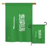 Saudi Arabia - Nationality Flags of the World Vertical Impressions Decorative Flags HG140205 Printed In USA