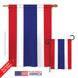 Thailand - Nationality Flags of the World Vertical Impressions Decorative Flags HG140231 Printed In USA