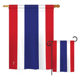 Thailand - Nationality Flags of the World Vertical Impressions Decorative Flags HG140231 Printed In USA