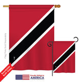 Trindad & Tobago - Nationality Flags of the World Vertical Impressions Decorative Flags HG140235 Printed In USA