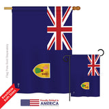 Turks & Caicos Island - Nationality Flags of the World Vertical Impressions Decorative Flags HG140239 Printed In USA