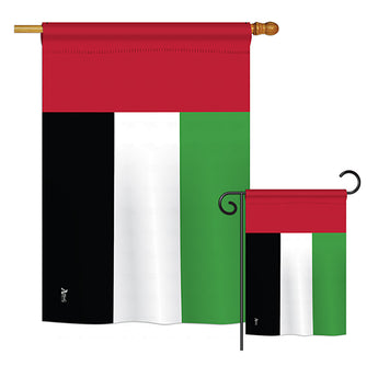 United Arab Emirates - Nationality Flags of the World Vertical Impressions Decorative Flags HG140243 Printed In USA