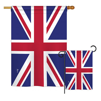 United Kingdom - Nationality Flags of the World Vertical Impressions Decorative Flags HG140244 Printed In USA