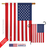 United States - Nationality Flags of the World Vertical Impressions Decorative Flags HG140246 Printed In USA