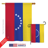 Venezuela - Nationality Flags of the World Vertical Impressions Decorative Flags HG140252 Printed In USA