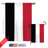 Yemen - Nationality Flags of the World Vertical Impressions Decorative Flags HG140257 Printed In USA