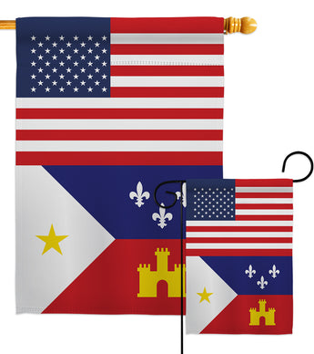 Acadiana US - Nationality Flags of the World Vertical Impressions Decorative Flags HG140273 Made In USA