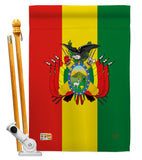 Bolivia - Nationality Flags of the World Vertical Impressions Decorative Flags HG108155 Made In USA