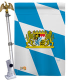 Bavaria - Nationality Flags of the World Vertical Impressions Decorative Flags HG108202 Made In USA