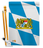 Bavaria - Nationality Flags of the World Vertical Impressions Decorative Flags HG108202 Made In USA