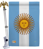 Argentina - Nationality Flags of the World Vertical Impressions Decorative Flags HG108214 Made In USA