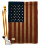 USA - Nationality Flags of the World Vertical Impressions Decorative Flags HG108399 Made In USA