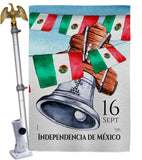 Mexican Independence Day - Nationality Flags of the World Vertical Impressions Decorative Flags HG108619 Made In USA