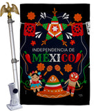 Independencia De Mexico - Nationality Flags of the World Vertical Impressions Decorative Flags HG108623 Made In USA