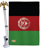 Afghanistan - Nationality Flags of the World Vertical Impressions Decorative Flags HG140002 Made In USA