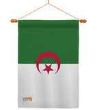 Algeria - Nationality Flags of the World Vertical Impressions Decorative Flags HG140005 Made In USA