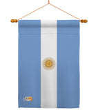 Argentina - Nationality Flags of the World Vertical Impressions Decorative Flags HG140010 Made In USA