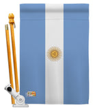 Argentina - Nationality Flags of the World Vertical Impressions Decorative Flags HG140010 Made In USA