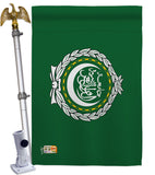 Arab League - Nationality Flags of the World Vertical Impressions Decorative Flags HG140011 Made In USA