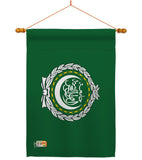 Arab League - Nationality Flags of the World Vertical Impressions Decorative Flags HG140011 Made In USA