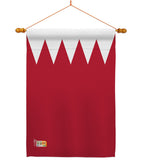 Bahrain - Nationality Flags of the World Vertical Impressions Decorative Flags HG140021 Made In USA