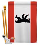 Berlin - Nationality Flags of the World Vertical Impressions Decorative Flags HG140032 Made In USA