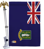 British Virgin Islands - Nationality Flags of the World Vertical Impressions Decorative Flags HG140036 Made In USA