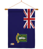 British Virgin Islands - Nationality Flags of the World Vertical Impressions Decorative Flags HG140036 Made In USA