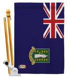 British Virgin Islands - Nationality Flags of the World Vertical Impressions Decorative Flags HG140036 Made In USA