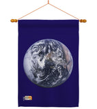 Earth - Nationality Flags of the World Vertical Impressions Decorative Flags HG140071 Made In USA