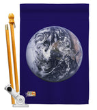 Earth - Nationality Flags of the World Vertical Impressions Decorative Flags HG140071 Made In USA