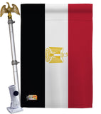 Egypt - Nationality Flags of the World Vertical Impressions Decorative Flags HG140074 Made In USA