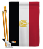 Egypt - Nationality Flags of the World Vertical Impressions Decorative Flags HG140074 Made In USA