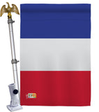 France - Nationality Flags of the World Vertical Impressions Decorative Flags HG140086 Made In USA