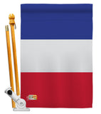 France - Nationality Flags of the World Vertical Impressions Decorative Flags HG140086 Made In USA