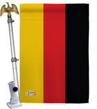 Germany - Nationality Flags of the World Vertical Impressions Decorative Flags HG140091 Made In USA