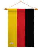 Germany - Nationality Flags of the World Vertical Impressions Decorative Flags HG140091 Made In USA