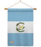 Guatemala - Nationality Flags of the World Vertical Impressions Decorative Flags HG140098 Made In USA