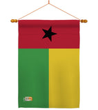 Guinea-Bissau - Nationality Flags of the World Vertical Impressions Decorative Flags HG140101 Made In USA