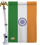 India - Nationality Flags of the World Vertical Impressions Decorative Flags HG140108 Made In USA