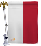 Indonesia - Nationality Flags of the World Vertical Impressions Decorative Flags HG140109 Made In USA