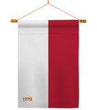 Indonesia - Nationality Flags of the World Vertical Impressions Decorative Flags HG140109 Made In USA