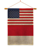 Monaco US Friendship - Nationality Flags of the World Vertical Impressions Decorative Flags HG140454 Made In USA