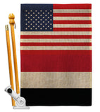 Yemen US Friendship - Nationality Flags of the World Vertical Impressions Decorative Flags HG140692 Made In USA