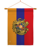 Armenia - Nationality Flags of the World Vertical Impressions Decorative Flags HG140901 Made In USA